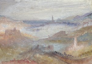 Extensive View of a Lake by Joseph Mallord William Turner